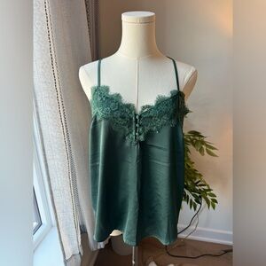 Abercrombie and Fitch Medium Lace Racerback Tank Top